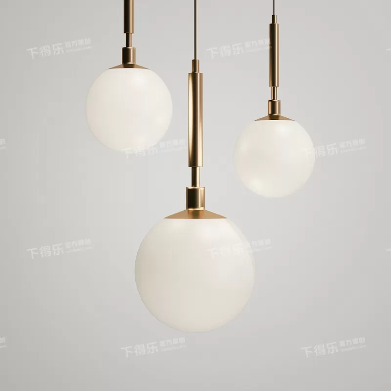 3DSKYFREE – PENDANT LIGHTING 3DS MAX MODELS