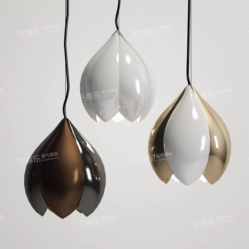 3DSKYFREE – PENDANT LIGHTING 3DS MAX MODELS