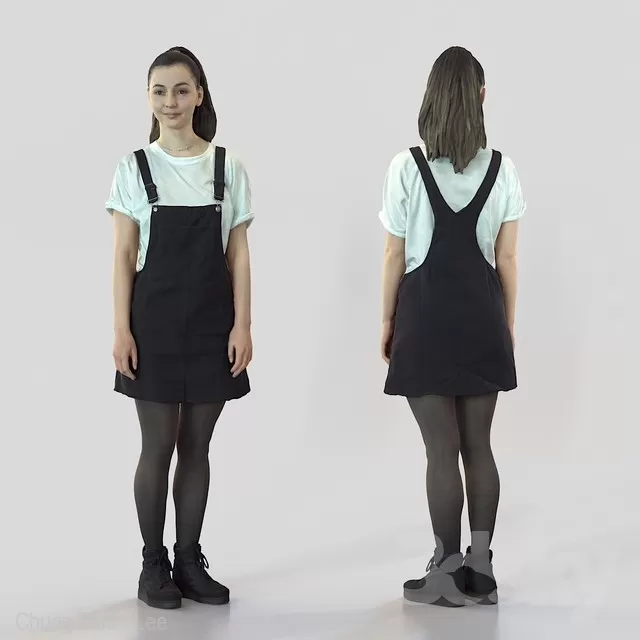 3DSKYFREE – PEOPLE 3DS MAX MODELS