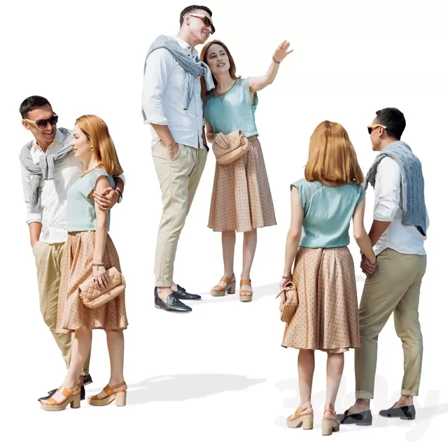 3DSKYFREE – PEOPLE 3DS MAX MODELS