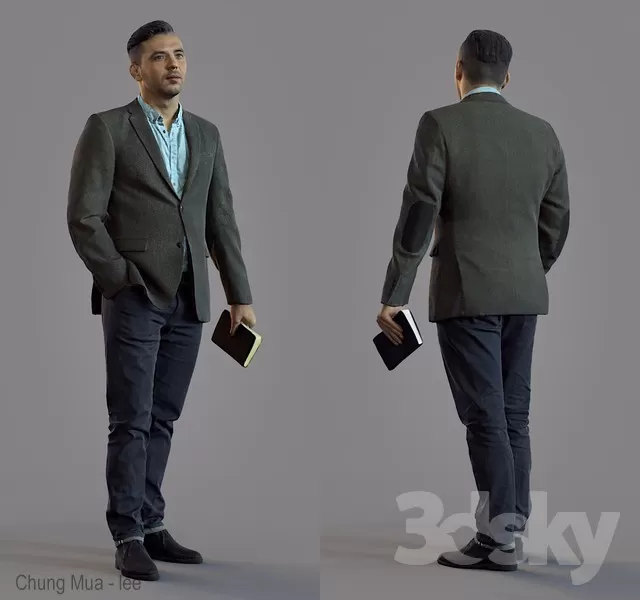 3DSKYFREE – PEOPLE 3DS MAX MODELS