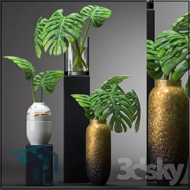 3DSKYFREE – PLANT 3DS MAX MODELS