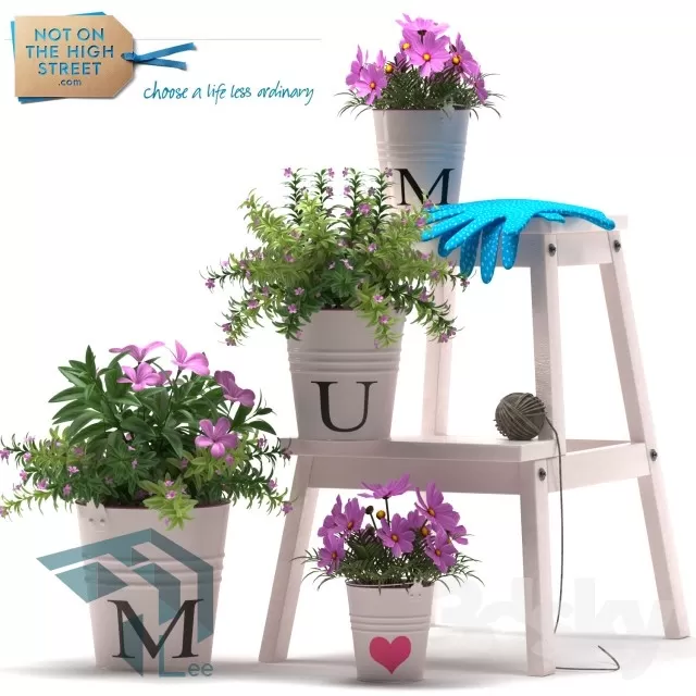 3DSKYFREE – PLANT 3DS MAX MODELS