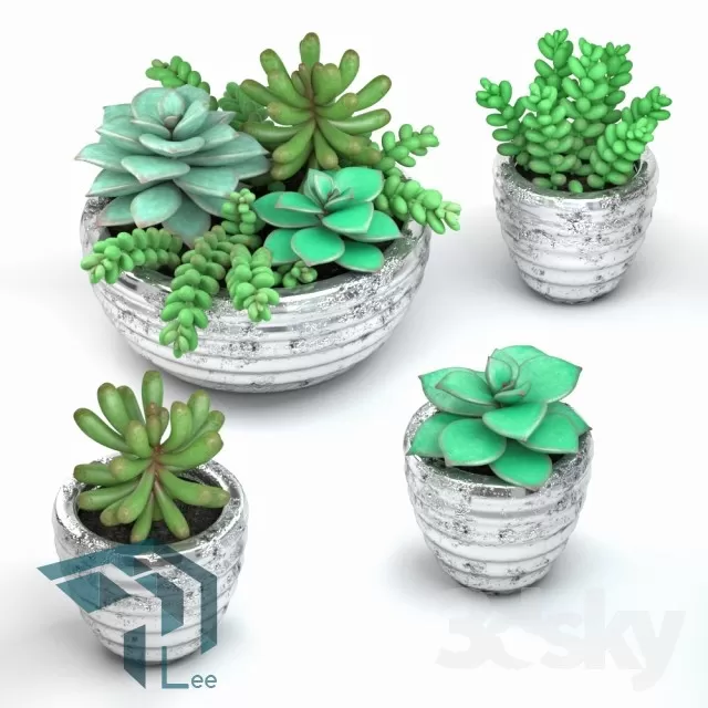 3DSKYFREE – PLANT 3DS MAX MODELS