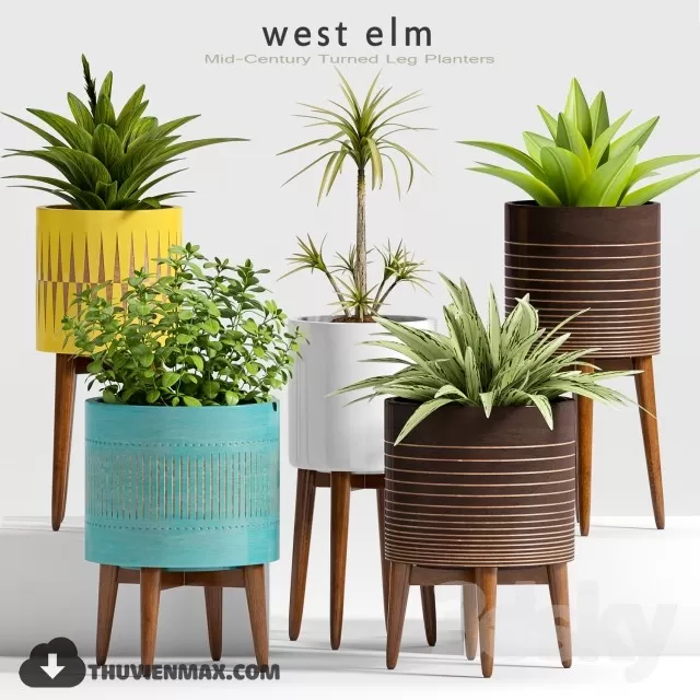 3DSKYFREE – PLANT 3DS MAX MODELS