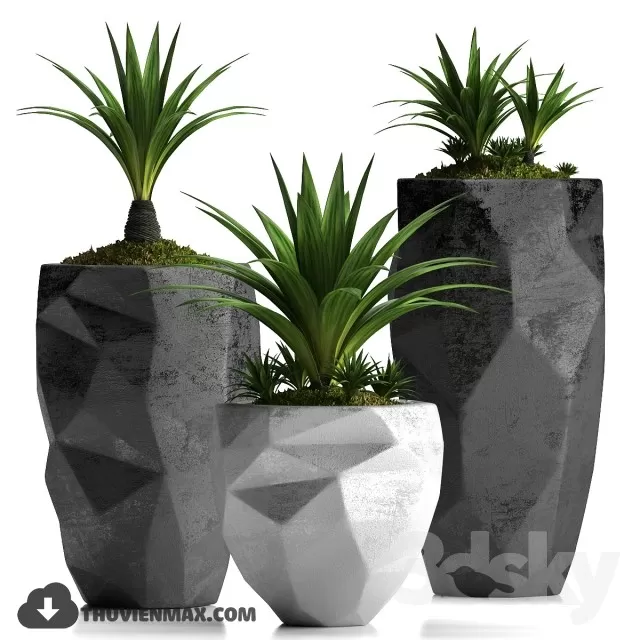 3DSKYFREE – PLANT 3DS MAX MODELS