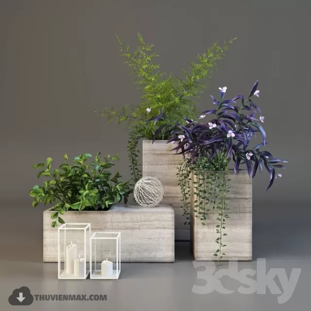 3DSKYFREE – PLANT 3DS MAX MODELS