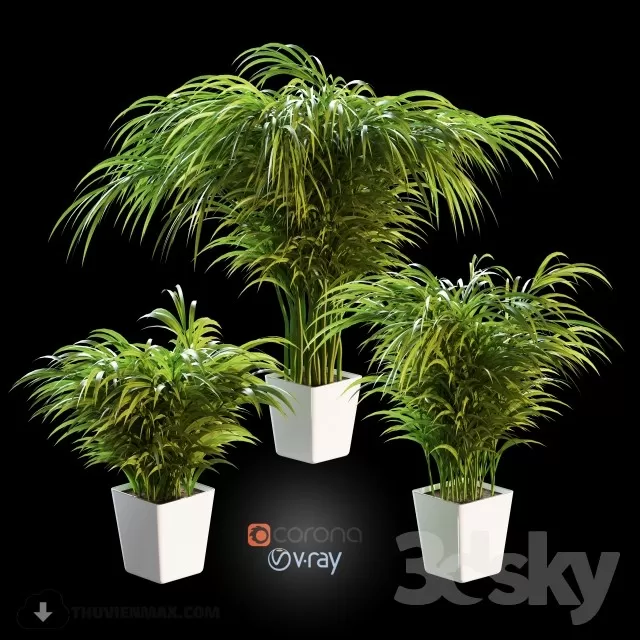 3DSKYFREE – PLANT 3DS MAX MODELS