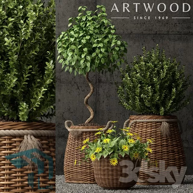 3DSKYFREE – PLANT 3DS MAX MODELS