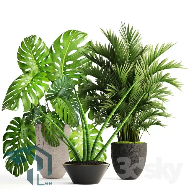 3DSKYFREE – PLANT 3DS MAX MODELS