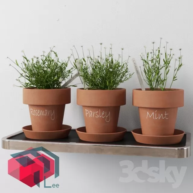 3DSKYFREE – PLANT 3DS MAX MODELS