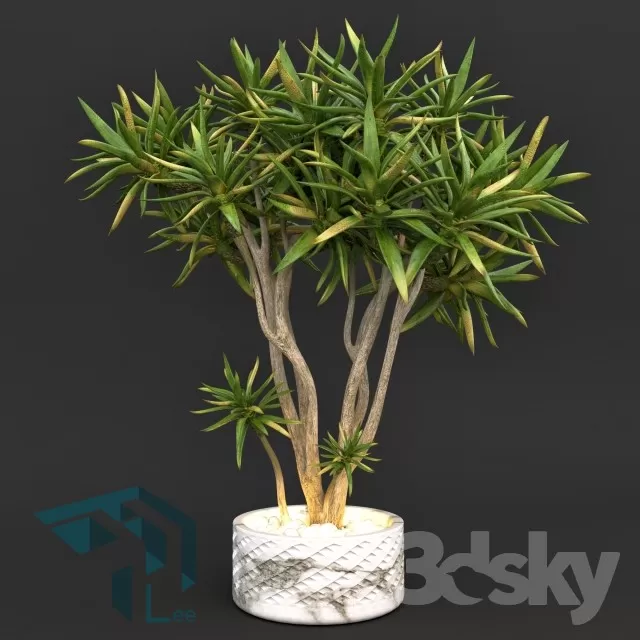 3DSKYFREE – PLANT 3DS MAX MODELS