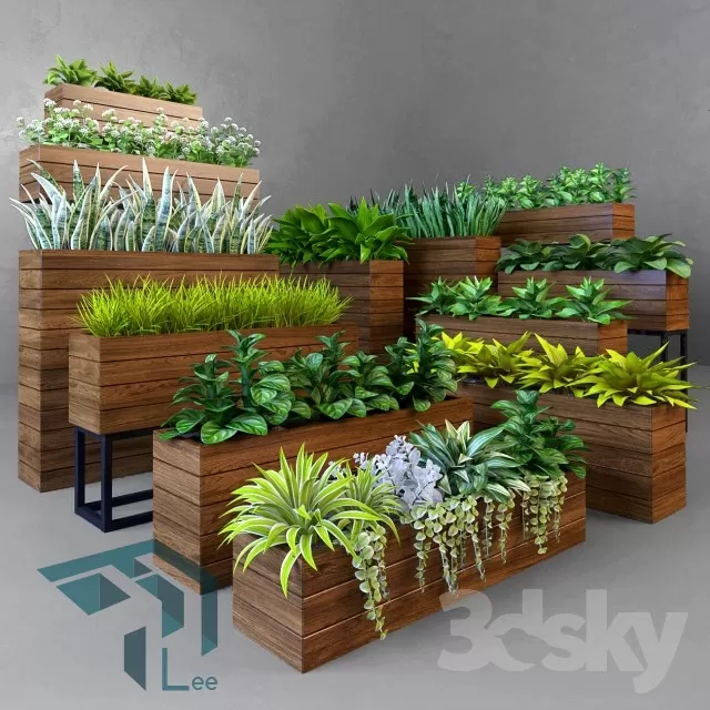 3DSKYFREE – PLANT 3DS MAX MODELS