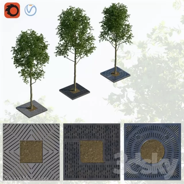 3DSKYFREE – PLANT - EXTERIOR 3DS MAX MODELS