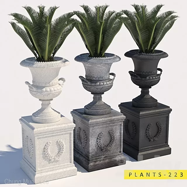 3DSKYFREE – PLANT - EXTERIOR 3DS MAX MODELS