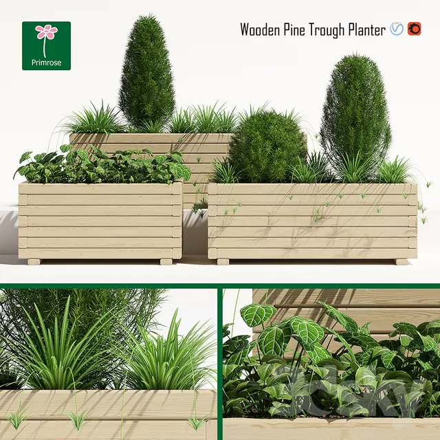 3DSKYFREE – PLANT - EXTERIOR 3DS MAX MODELS