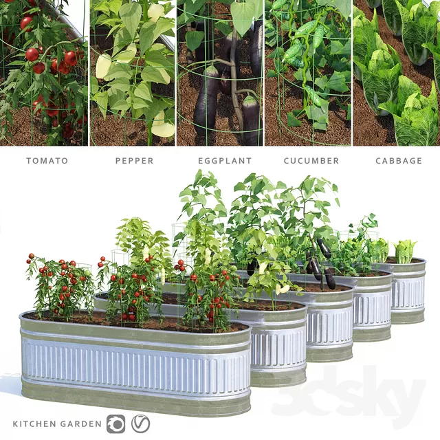 3DSKYFREE – PLANT - EXTERIOR 3DS MAX MODELS