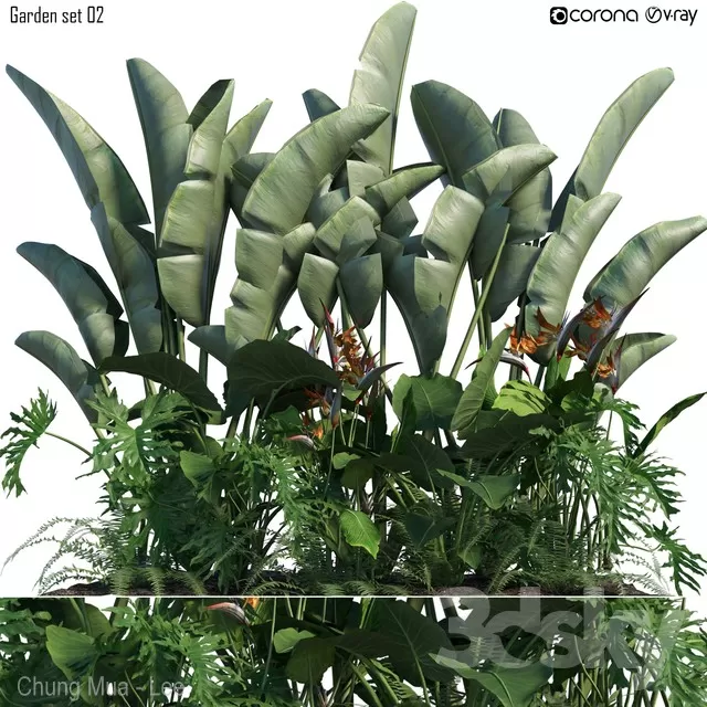 3DSKYFREE – PLANT - EXTERIOR 3DS MAX MODELS