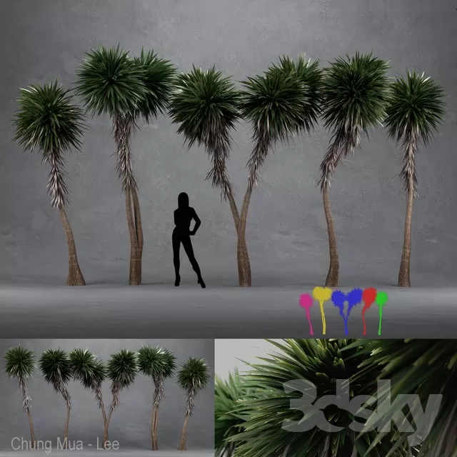 3DSKYFREE – PLANT - EXTERIOR 3DS MAX MODELS