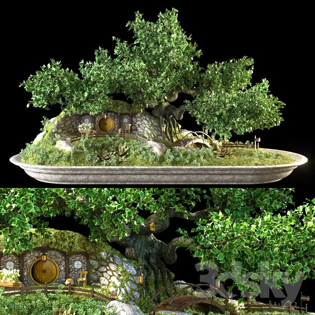 3DSKYFREE – PLANT - FLOOR 3DS MAX MODELS