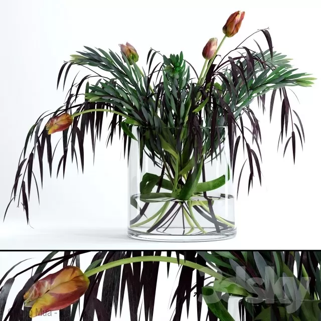 3DSKYFREE – PLANT - FLOOR 3DS MAX MODELS