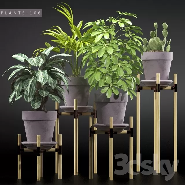 3DSKYFREE – PLANT - FLOOR 3DS MAX MODELS