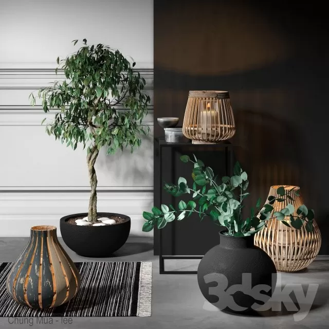 3DSKYFREE – PLANT - FLOOR 3DS MAX MODELS