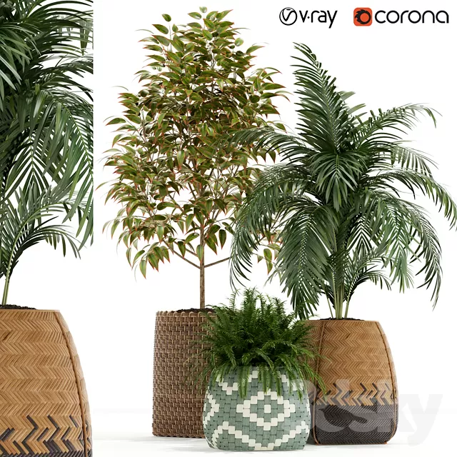 3DSKYFREE – PLANT - FLOOR 3DS MAX MODELS