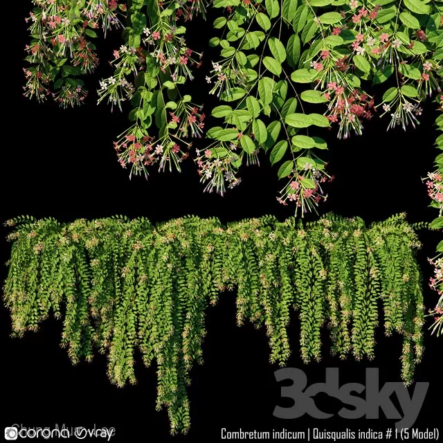 3DSKYFREE – PLANT - WALL 3DS MAX MODELS