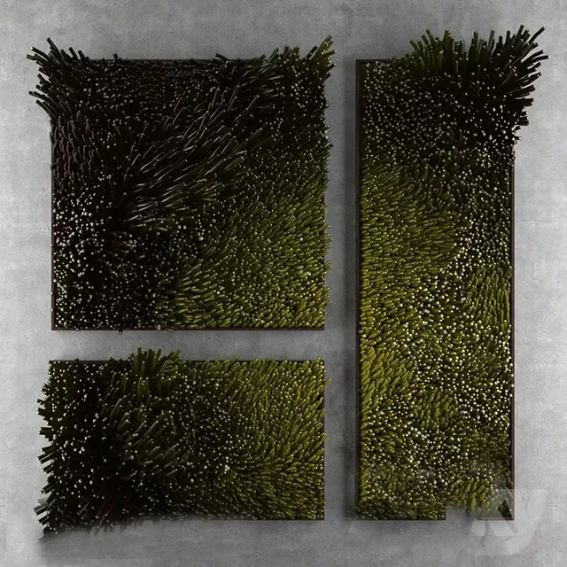 3DSKYFREE – PLANT - WALL 3DS MAX MODELS