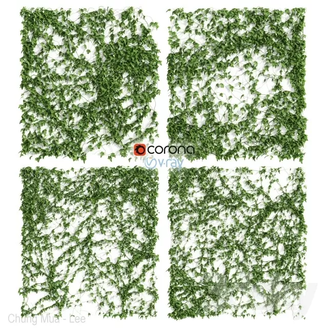 3DSKYFREE – PLANT - WALL 3DS MAX MODELS