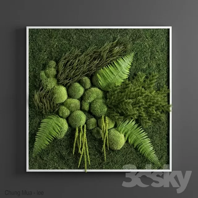 3DSKYFREE – PLANT - WALL 3DS MAX MODELS