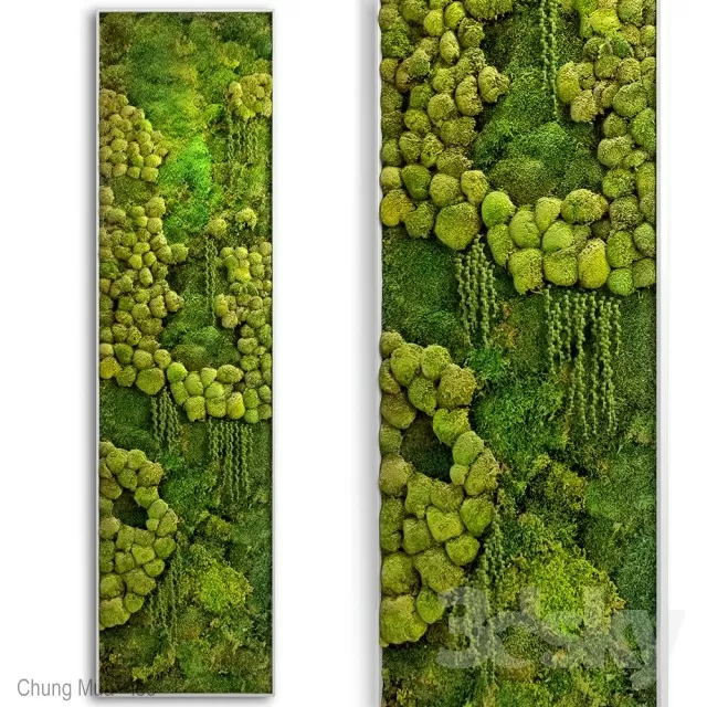 3DSKYFREE – PLANT - WALL 3DS MAX MODELS