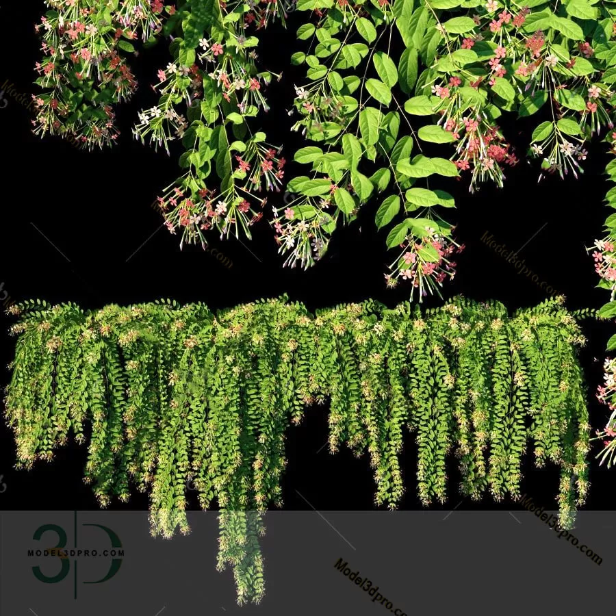 3DSKYFREE – PLANT - WALL 3DS MAX MODELS