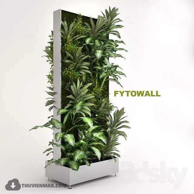 3DSKYFREE – PLANT - WALL 3DS MAX MODELS