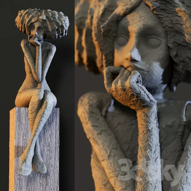 3DSKYFREE – SCULPTURE 3DS MAX MODELS