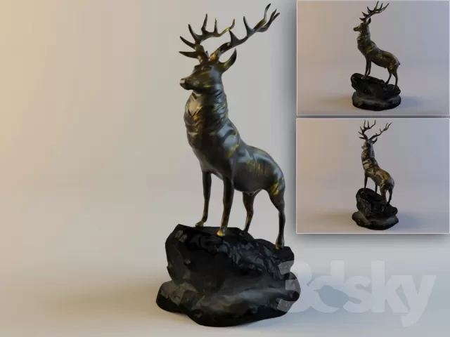 3DSKYFREE – SCULPTURE 3DS MAX MODELS