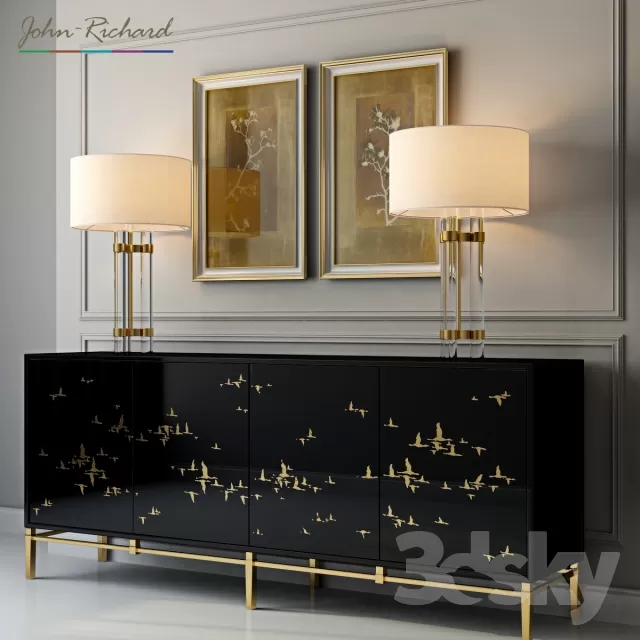SIDEBOARD - CHEST OF DRAWER 3D MODELS