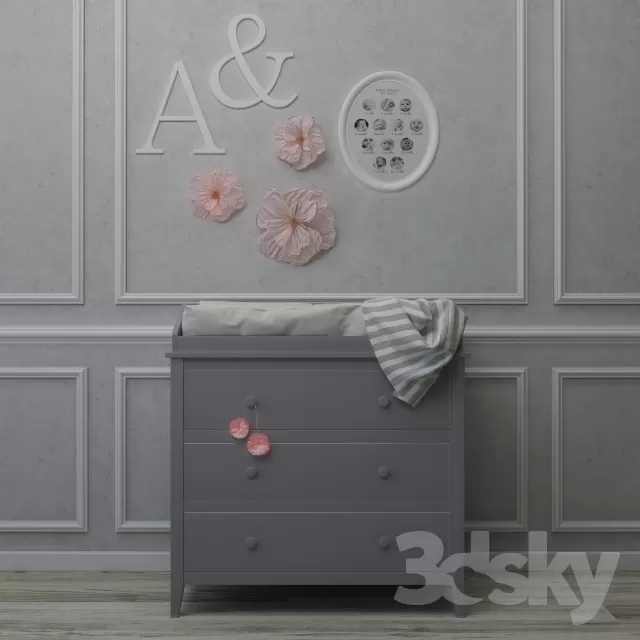 SIDEBOARD - CHEST OF DRAWER 3D MODELS