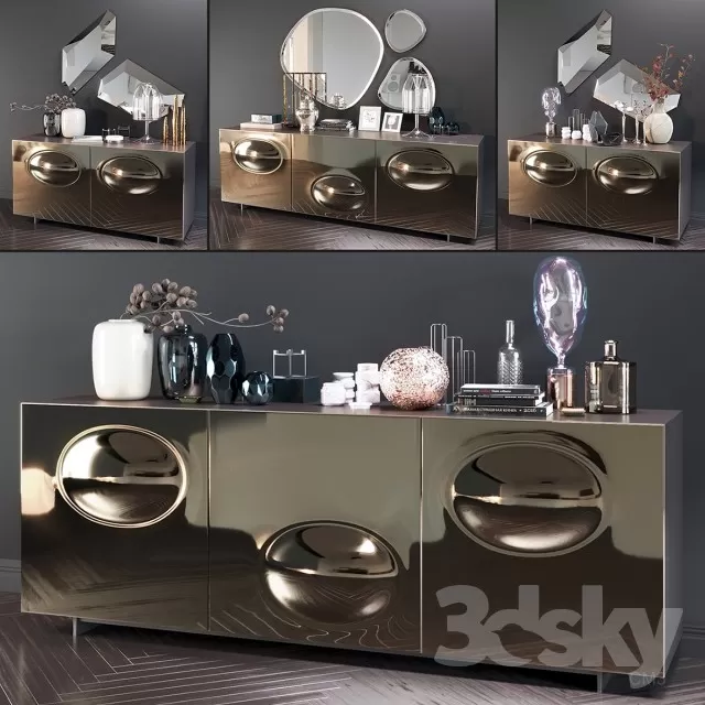 SIDEBOARD – CHEST OF DRAWER 3D MODELS – 015