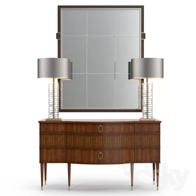 3DSKYFREE – SIDEBOARD - CHEST OF DRAWER 3DS MAX MODELS