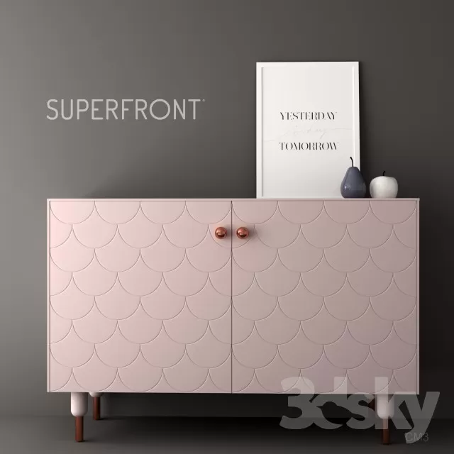 SIDEBOARD - CHEST OF DRAWER 3D MODELS
