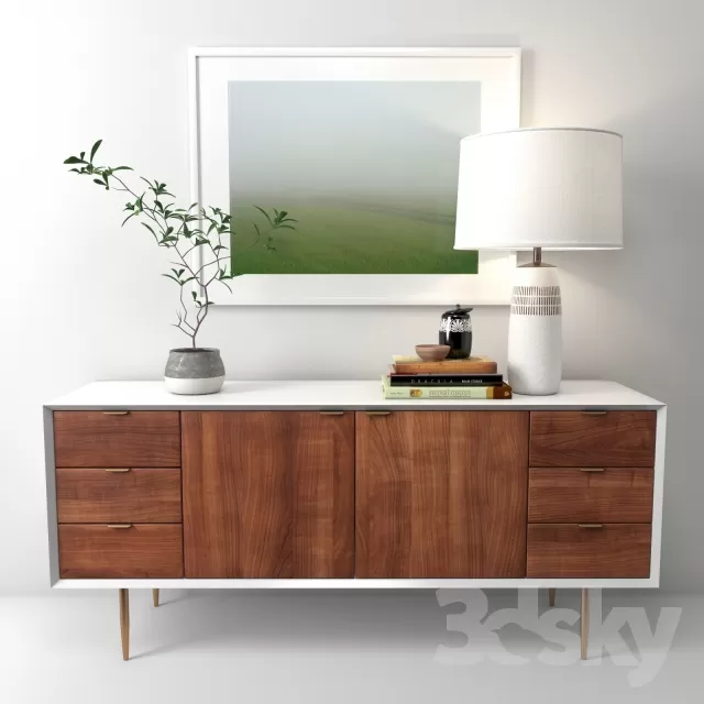SIDEBOARD - CHEST OF DRAWER 3D MODELS