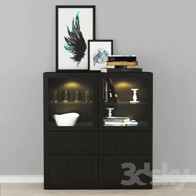 SIDEBOARD - CHEST OF DRAWER 3D MODELS