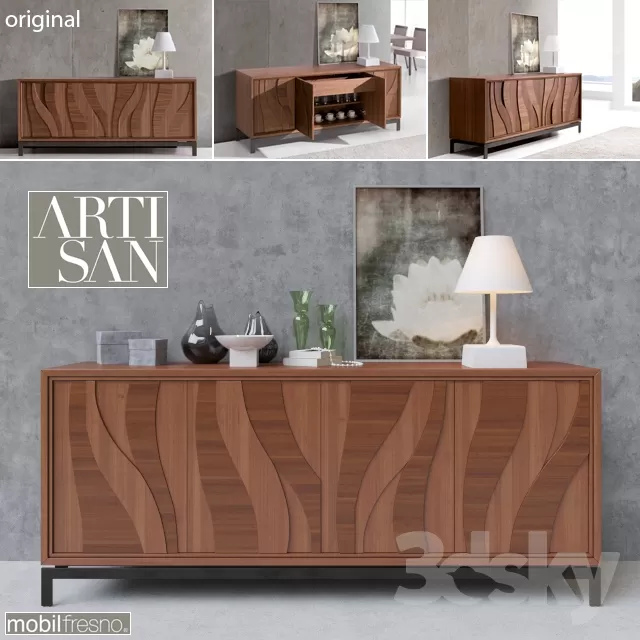 SIDEBOARD - CHEST OF DRAWER 3D MODELS