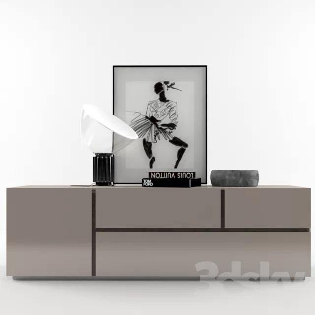 SIDEBOARD - CHEST OF DRAWER 3D MODELS