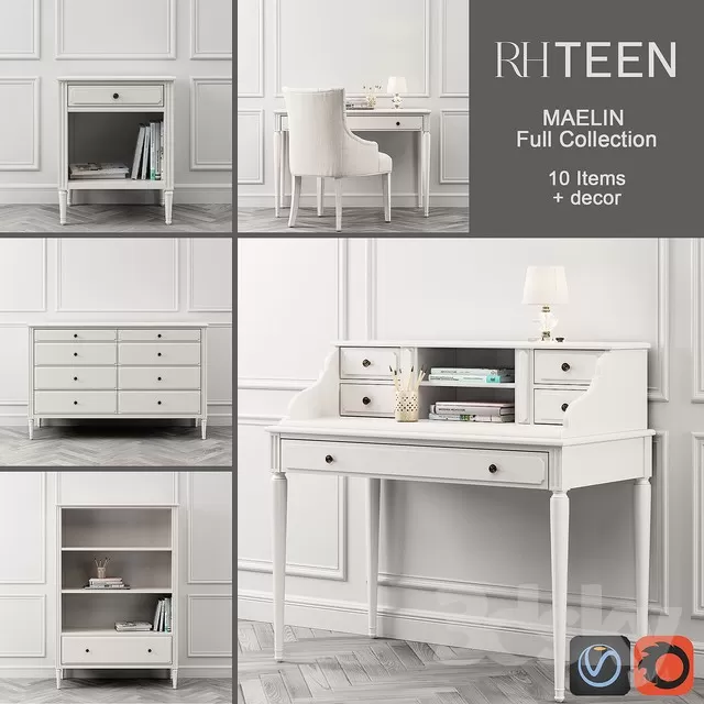 SIDEBOARD - CHEST OF DRAWER 3D MODELS
