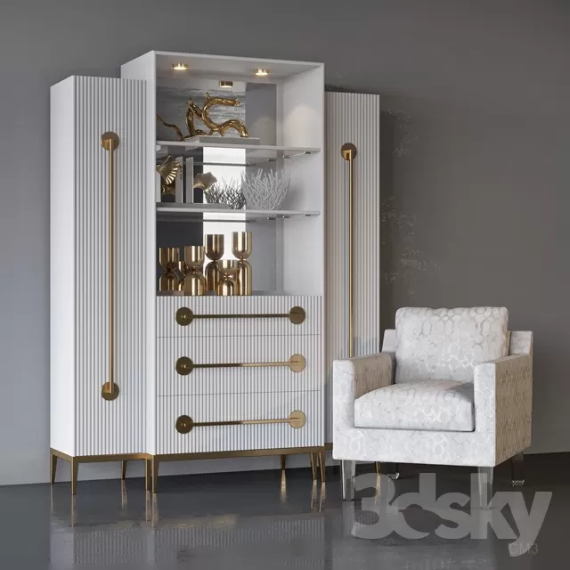 SIDEBOARD – CHEST OF DRAWER 3D MODELS – 035