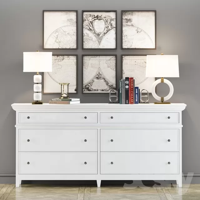 SIDEBOARD - CHEST OF DRAWER 3D MODELS