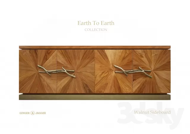 3DSKYFREE – SIDEBOARD - CHEST OF DRAWER 3DS MAX MODELS